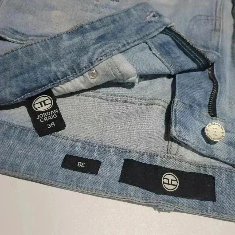 🌞⛱️ Men's Jordan Craig Jean Shorts, Size 38, model RN#79771, EUC - Picture 3 of 4